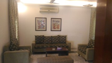 Living Room in 4 BHK Builder Floor at Safdarjung Enclave – for Rent