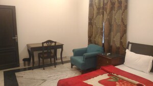 Living Room in 4 BHK Builder Floor at Safdarjung Enclave – for Rent