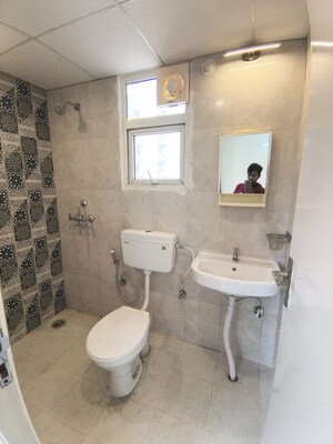 Bathroom in 2 BHK Apartment at Signature The Millennia 3, Sector 37d – for Rent