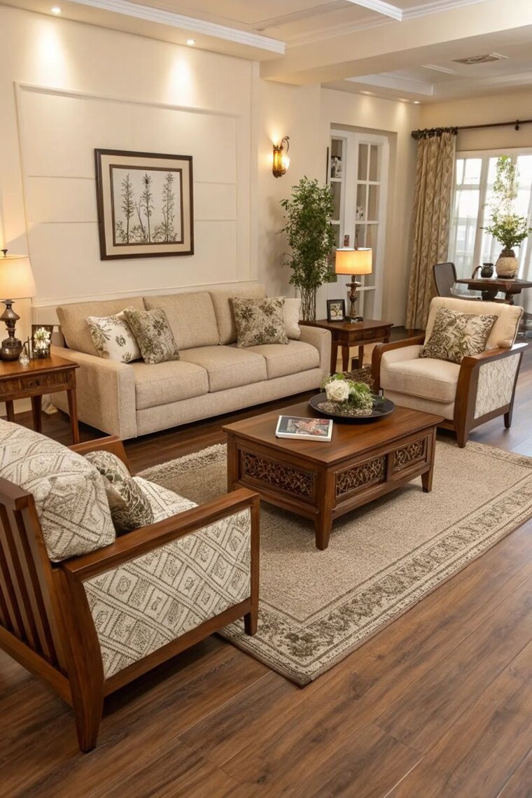 Living Room, giriraj-chs-naupda 1 Bedroom 800 Sq.Ft. Apartment In Naupada Thane 9512097