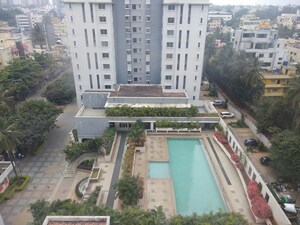 Balcony in 3 BHK Apartment at Brigade PalmSprings, Jp Nagar – for Rent