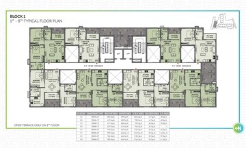 Floor Plan in 2 BHK Apartment at Dagapur – for Sale