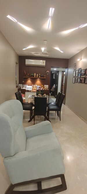 Living Room in 3 BHK Apartment at DB Woods, Goregaon East – for Rent