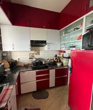 Kitchen in 3 BHK Apartment at Gaur Atulyam, Omicron I Greater Noida – for Sale