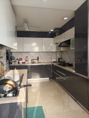 Kitchen in 4 BHK Builder Floor at Sushant Lok 3, Sector 57 – for Sale