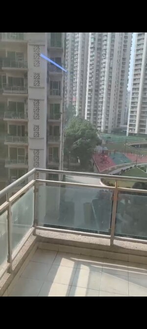 Balcony in 3 BHK Apartment at Gaur Saundaryam, Tech Zone 4 Greater Noida – for Rent