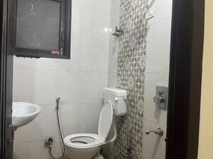 Bathroom in 1 RK Builder Floor at Chattarpur – for Rent