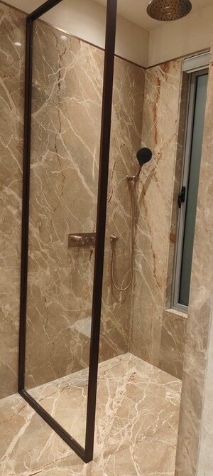 Bathroom in 3 BHK Apartment at Rustomjee Seasons, Bandra East – for Rent