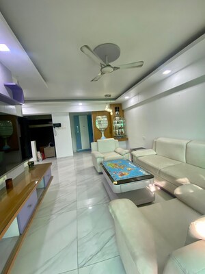 Living Room in 2 BHK Apartment at Paranjape Schemes Royal Court, Andheri East – for Rent