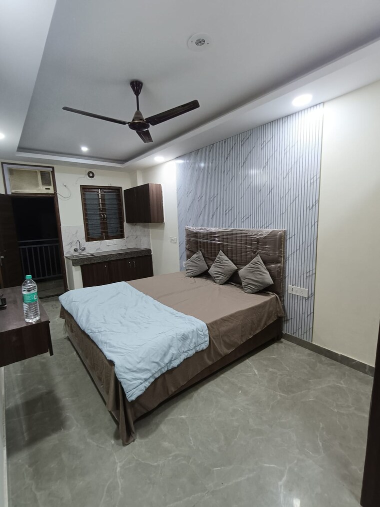 Master Bedroom, ansal-sushant-lok-i 1.5 Bedroom 100 Sq.Ft. Builder Floor In Sector 43 Gurgaon 9538459