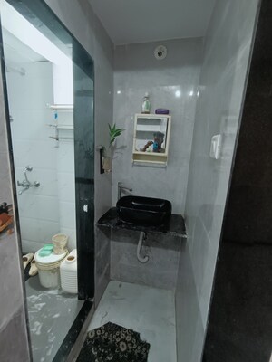Bathroom in 1 BHK Villa at Chhaya Bhuvan, Kharghar Sector 12 – for Rent