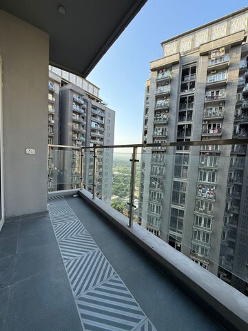 Balcony in 3 BHK Apartment at Siddharth Vihar – for Rent