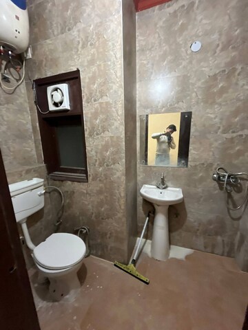 Bathroom in 1 BHK Builder Floor at Chattarpur – for Rent