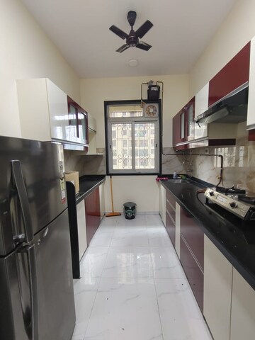 Kitchen in 3 BHK Apartment at Larkins Pride Palms, Kolshet Road – for Rent