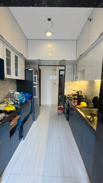 Kitchen in 1 BHK Apartment at Regency Anantam, Dombivli East – for Rent