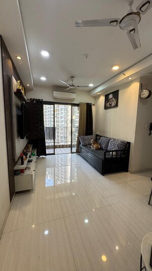 Living Room in 1 BHK Apartment at Regency Anantam, Dombivli East – for Rent