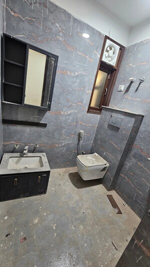 Bathroom in 2 BHK Builder Floor at Chattarpur – for Rent