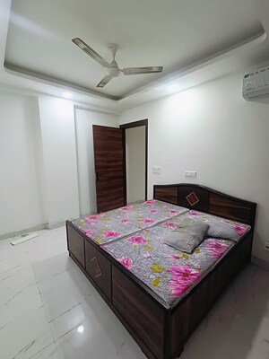 Bedroom in 2 BHK Builder Floor at Chattarpur – for Rent