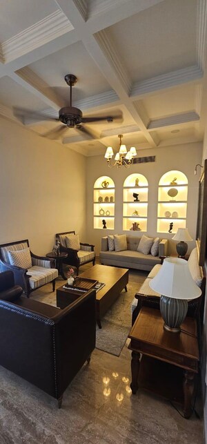 Living Room in 4 BHK Penthouse at Ambience Tiverton, Sector 50 – for Rent