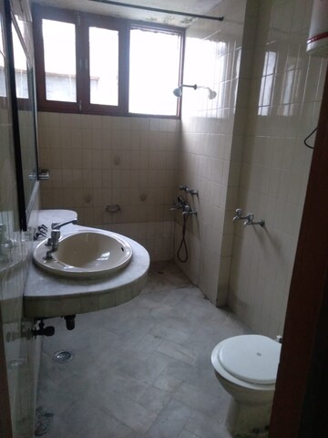 Bathroom in 2 BHK Builder Floor at Panchsheel Enclave – for Rent