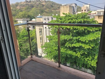 Balcony in 3 BHK Apartment at Kumar Vastu, Bhosale Nagar – for Rent