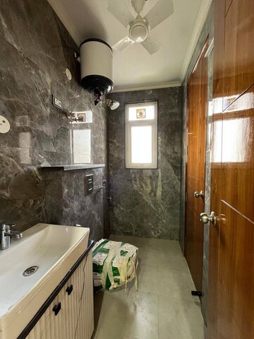 Attached Bathroom in 3 BHK Builder Floor at Chattarpur – for Rent