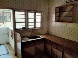 Kitchen in 3 BHK Apartment at Krishna Tower Ahmedabad, Satellite – for Sale