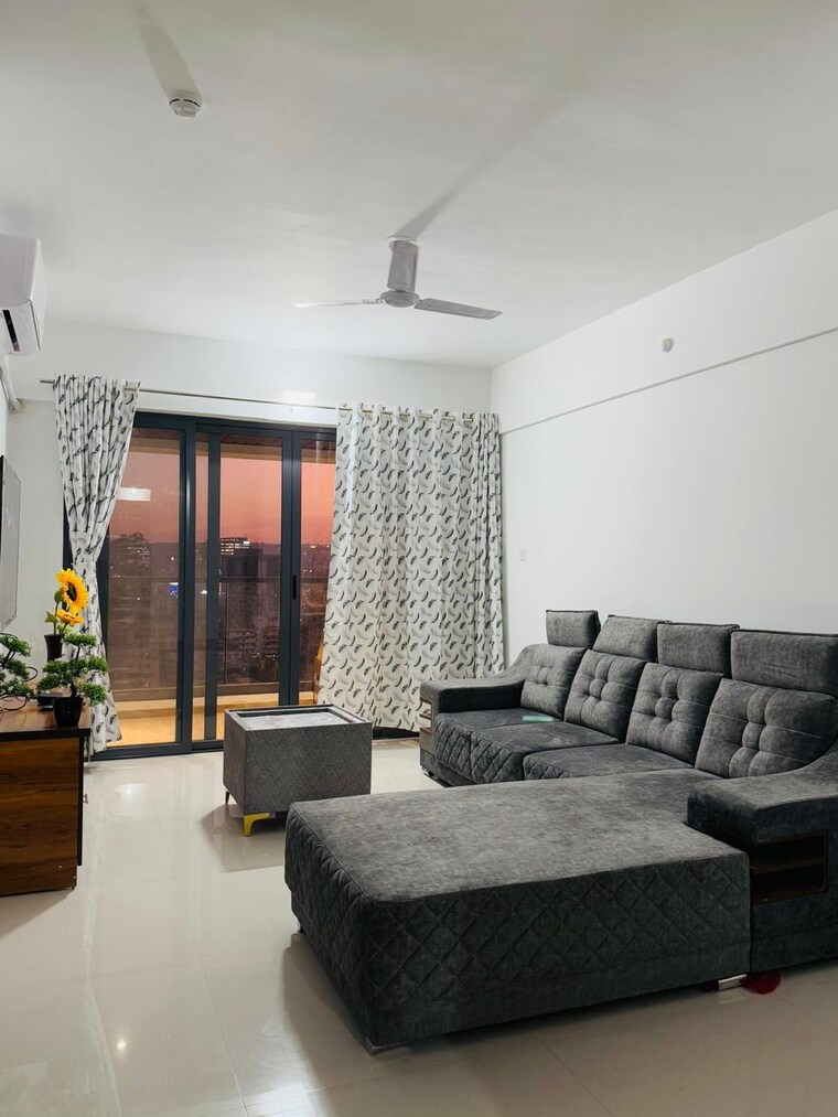 Living Room, majestique-signature-towers 3 Bedroom 1197 Sq.Ft. Apartment In Balewadi Pune 9539691
