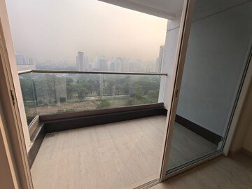Balcony in 4 BHK Apartment at Courtyard by Narang Realty and The Wadhwa Group, Pokhran Road No Two – for Rent
