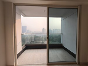Balcony in 4 BHK Apartment at Courtyard by Narang Realty and The Wadhwa Group, Pokhran Road No Two – for Rent