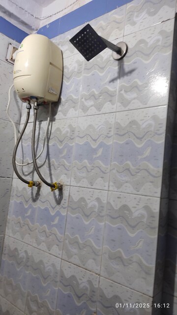 Bathroom in 2 BHK Apartment at Fam CHS, Kopar Khairane – for Rent