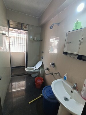 Attached Bathroom in 2 BHK Apartment at STG Marigold Siddheshwar Garden, Dhokali – for Rent