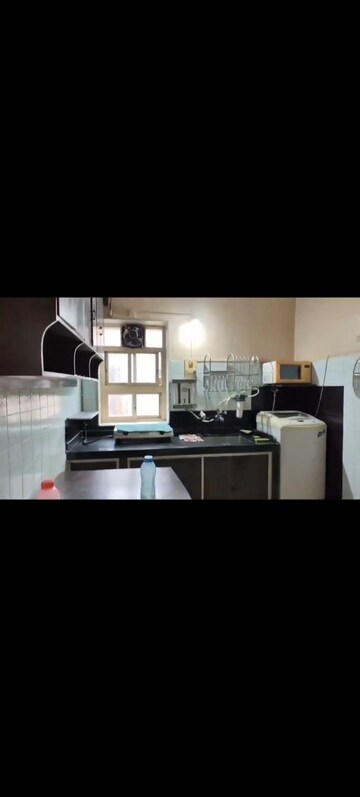 Kitchen in 1 BHK Apartment at The Hirabad Mansion CHS, Mahim – for Rent