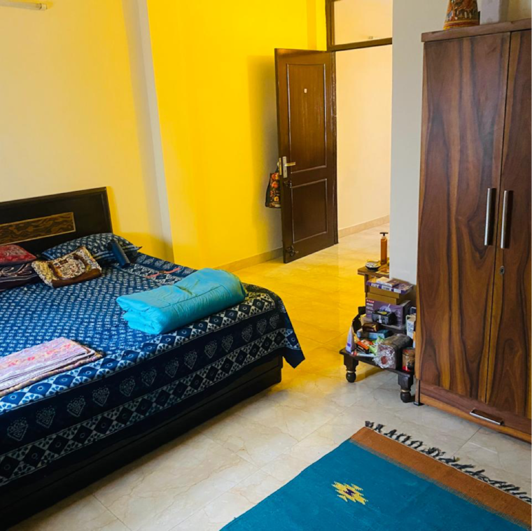 Bedroom, malviya nagar 1 Bedroom 600 Sq.Ft. Builder Floor In Malviya Nagar Delhi 9540694