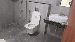 Bathroom in 3 BHK Apartment at Aurobindo The Regent, Kondapur – for Rent