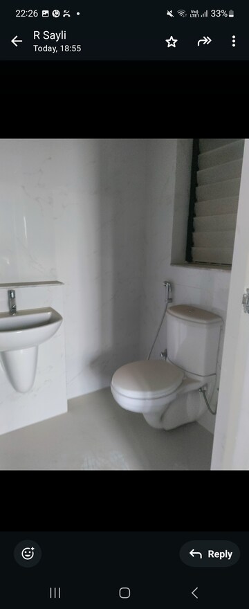 Bathroom in 2 BHK Apartment at Runwal Gardens, Dombivli East – for Sale