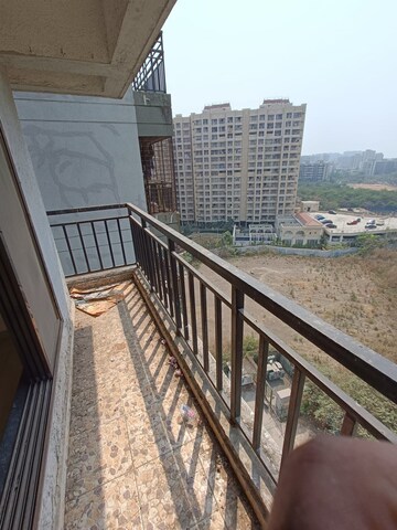 Balcony in 1 BHK Apartment at RR Hill Galaxy, Mira Road – for Sale