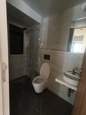Bathroom in 2 BHK Apartment at Chandak Cornerstone, Worli – for Rent
