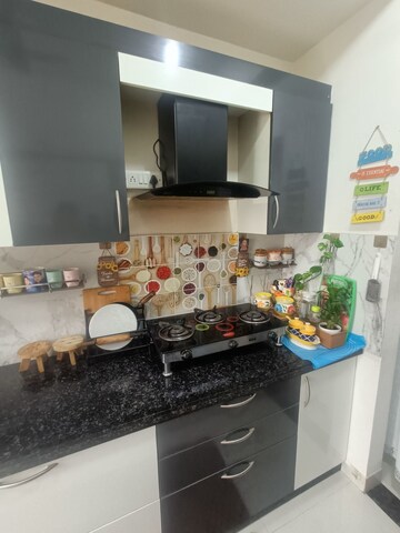 Kitchen in 2.5 BHK Apartment at Raheja Acropolis, Deonar – for Rent