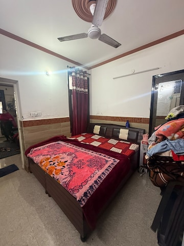 Bedroom in 1 BHK Builder Floor at Green Valley Heights, Dhakoli – for Sale