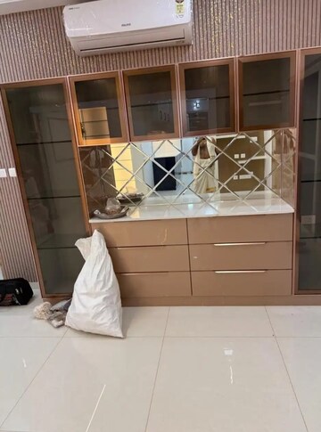 Kitchen in 3 BHK Apartment at Rajapushpa Provincia, Narsingi – for Rent