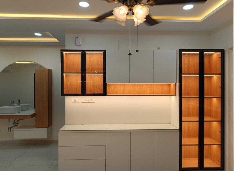 Kitchen, rajapushpa-provincia 3 Bedroom 1715 Sq.Ft. Apartment In Narsingi Hyderabad 9541163