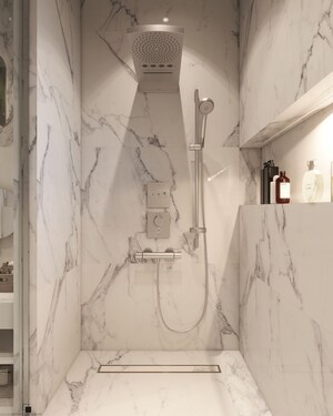 Bathroom in 3.5 BHK Apartment at Lokhandwala Minerva Mahalaxmi, Mahalaxmi – for Sale