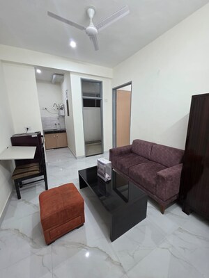 Living Room in 1 BHK Independent House at Sector 52 – for Rent