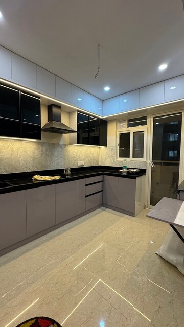 Kitchen in 3 BHK Apartment at Rajapushpa Provincia, Narsingi – for Rent