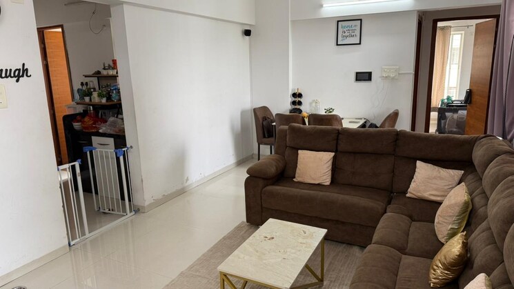 Living Room, antarkar-and-joshi-ram-indu-park 4 Bedroom 2500 Sq.Ft. Apartment In Baner Pune 9541314