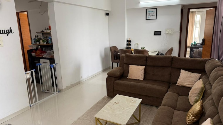 Living Room, antarkar-and-joshi-ram-indu-park 4 Bedroom 2500 Sq.Ft. Apartment In Baner Pune 9541314