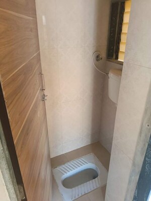 Bathroom in 1 BHK Apartment at Frenny Platinum Tower, Vasai East – for Rent