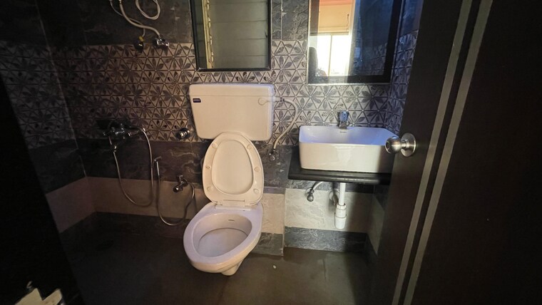 Bathroom, virar west 1 Bedroom 408 Sq.Ft. Builder Floor In Virar West Palghar 9541555