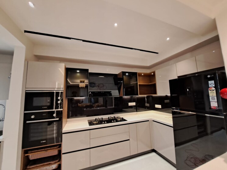 Kitchen, urban-the-zirk 3 Bedroom 1751 Sq.Ft. Apartment In Nabha Zirakpur 9541648